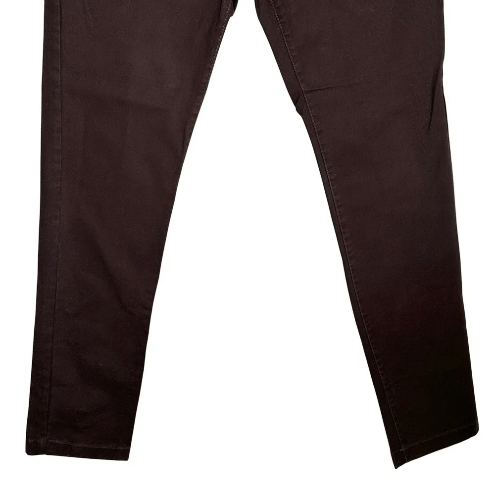 Deus Ex Machina Ford Pants 30X32 Mid Rise Straight Leg Pockets Brown Minimalist